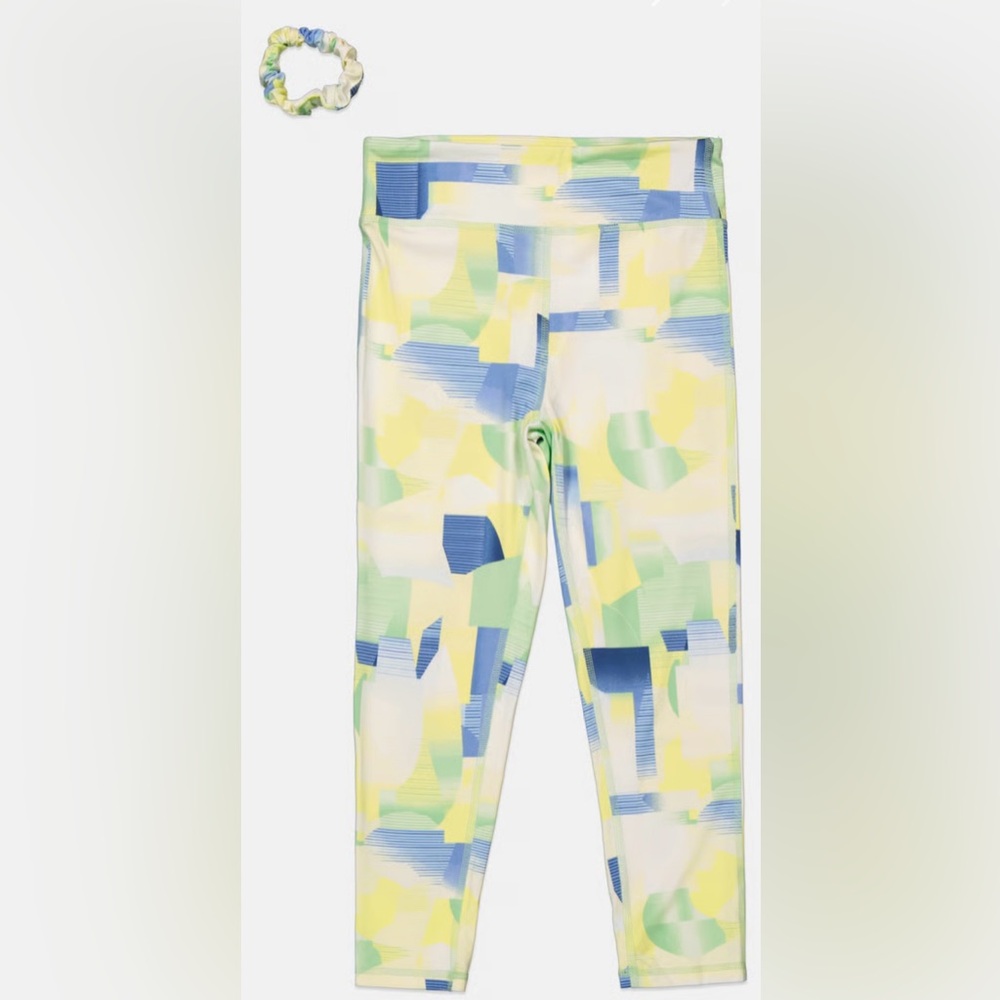 NWT Ideology Girls Geo Print 7/8 Leggings - Picture 2 of 7